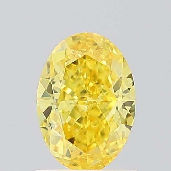 Loose Diamond - OVAL 0.75ct Fancy Vivid Yellow VS1: Loose Diamond - OVAL 0.75ct Fancy Vivid Yellow VS1 Source: This is a real non-mined Diamond that has been grown in a lab Shape: OVAL Carats: 0.75 Color: Fancy Vivid Yellow Certification: NONE Video: