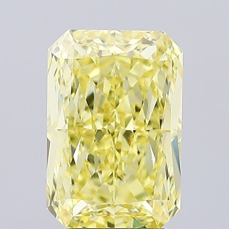 Loose Diamond - RADIANT 3.54ct Fancy Intense Yellow VVS2: Loose Diamond - RADIANT 3.54ct Fancy Intense Yellow VVS2 Source: This is a real non-mined Diamond that has been grown in a lab Shape: RADIANT Carats: 3.54 Color: Fancy Intense Yellow Certification: IG