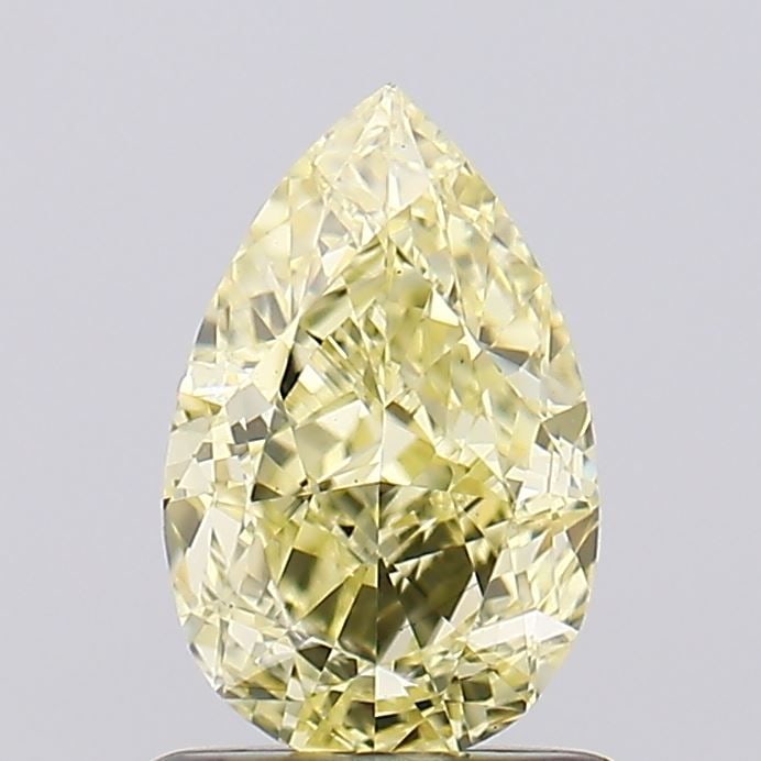 Loose Diamond - PEAR 1.07ct Fancy Yellow VS1: Loose Diamond - PEAR 1.07ct Fancy Yellow VS1 Source: This is a real non-mined Diamond that has been grown in a lab Shape: PEAR Carats: 1.07 Color: Fancy Yellow Certification: IGI Video: