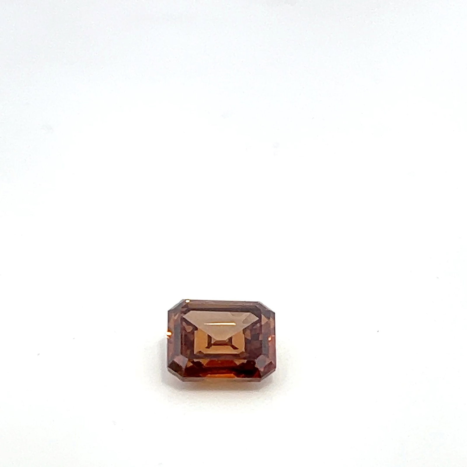 Loose Diamond - ASSCHER 3.09ct Fancy Orange SI1 (1 of 1)