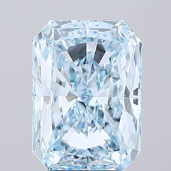 Loose Diamond - RADIANT 3.0ct Fancy Intense Blue VS1: Loose Diamond - RADIANT 3.0ct Fancy Intense Blue VS1 Source: This is a real non-mined Diamond that has been grown in a lab Shape: RADIANT Carats: 3.0 Color: Fancy Intense Blue Certification: IGI Video