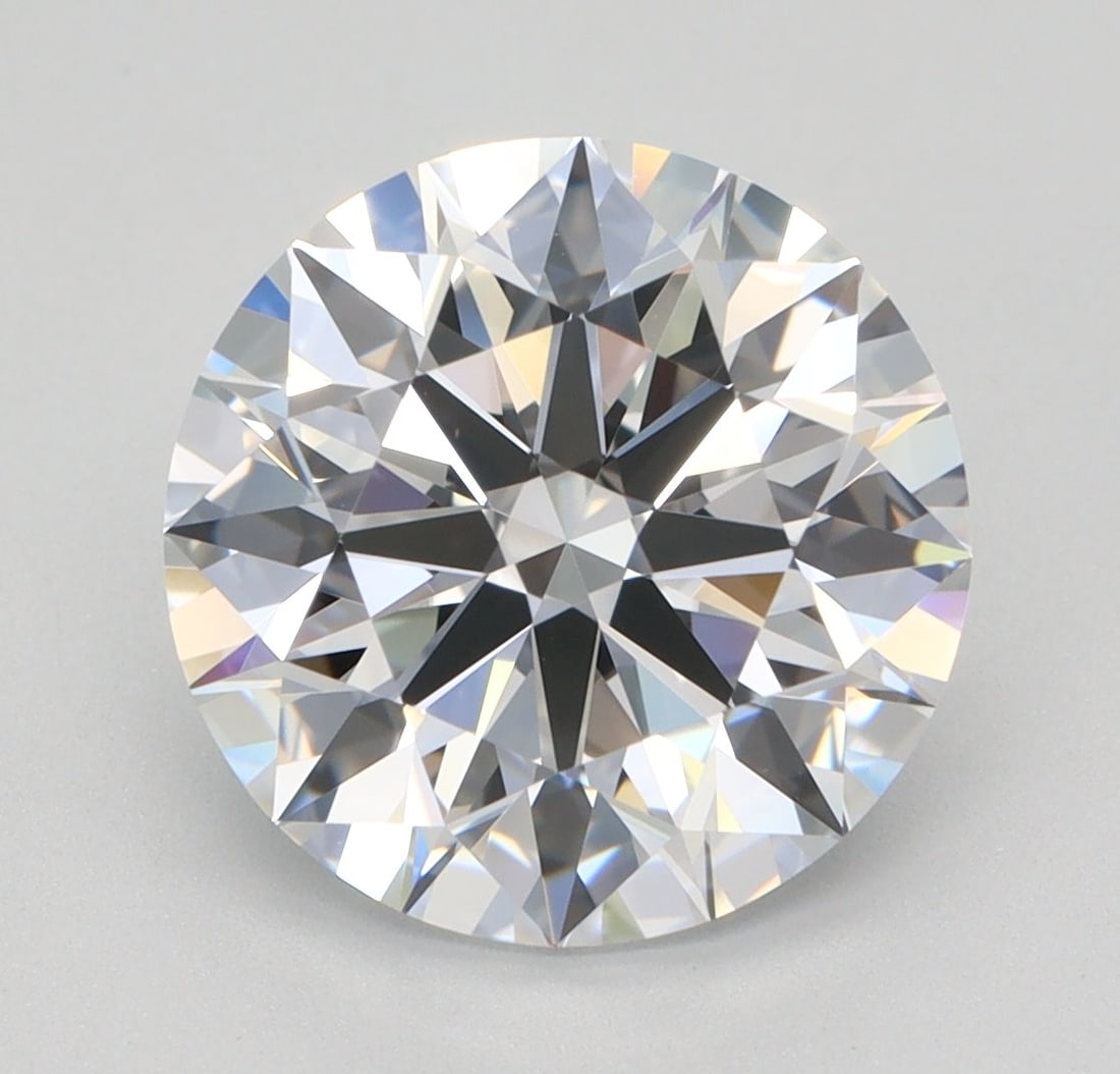 Loose Diamond - ROUND 3.14ct D VVS2: Loose Diamond - ROUND 3.14ct D VVS2 Source: This is a real non-mined Diamond that has been grown in a lab Shape: ROUND Carats: 3.14 Color: D Clarity: VVS2 Certification: GIA Video: