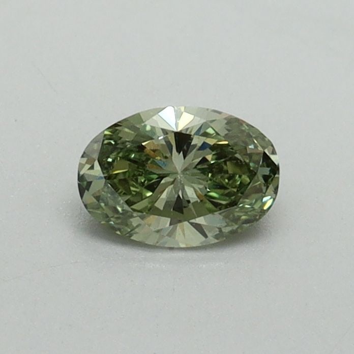 Loose Diamond - OVAL 0.3ct Fancy Vivid Green VVS2: Loose Diamond - OVAL 0.3ct Fancy Vivid Green VVS2 Source: This is a real non-mined Diamond that has been grown in a lab Shape: OVAL Carats: 0.3 Color: Fancy Vivid Green Certification: IGI Video: