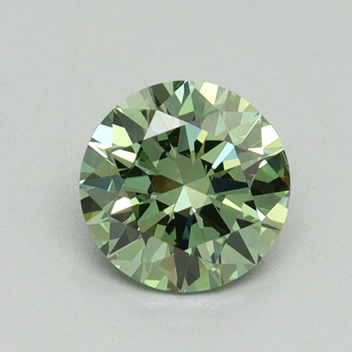 Loose Diamond - ROUND 0.65ct Fancy Vivid Green VS1: Loose Diamond - ROUND 0.65ct Fancy Vivid Green VS1 Source: This is a real non-mined Diamond that has been grown in a lab Shape: ROUND Carats: 0.65 Color: Fancy Vivid Green Certification: IGI Video: