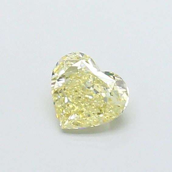 Loose Diamond - HEART 0.81ct Fancy Yellow VVS2: Loose Diamond - HEART 0.81ct Fancy Yellow VVS2 Source: This is a real non-mined Diamond that has been grown in a lab Shape: HEART Carats: 0.81 Color: Fancy Yellow Certification: IGI Video: