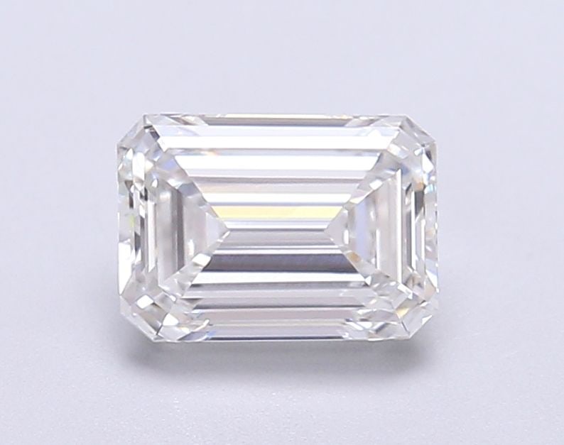 Loose Diamond - EMERALD 1.23ct F VVS2: Loose Diamond - EMERALD 1.23ct F VVS2 Source: This is a real non-mined Diamond that has been grown in a lab Shape: EMERALD Carats: 1.23 Color: F Clarity: VVS2 Certification: IGI Video: