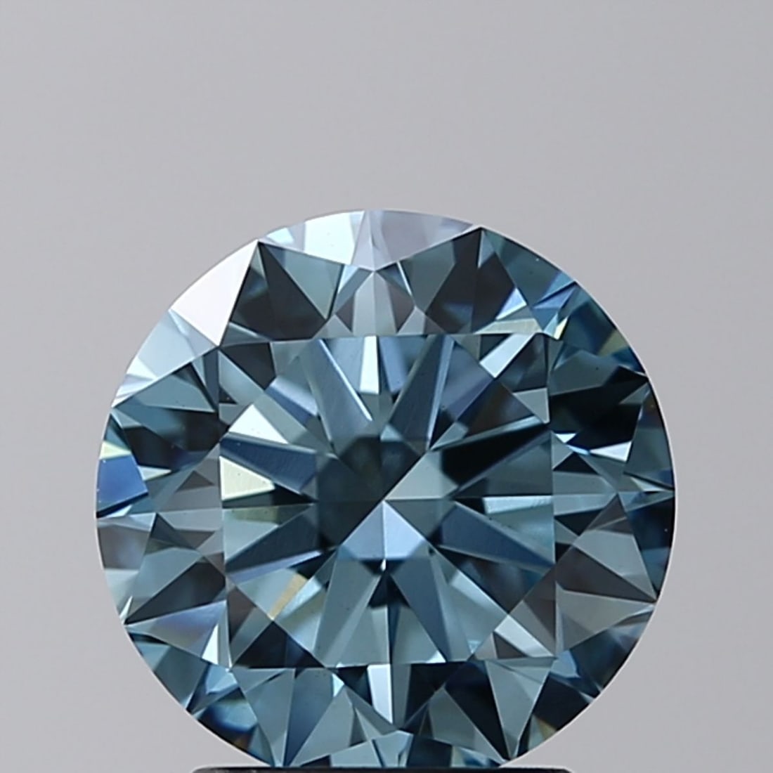 Loose Diamond - ROUND 2.19ct Fancy Intense Blue VS1: Loose Diamond - ROUND 2.19ct Fancy Intense Blue VS1 Source: This is a real non-mined Diamond that has been grown in a lab Shape: ROUND Carats: 2.19 Color: Fancy Intense Blue Certification: IGI Video: