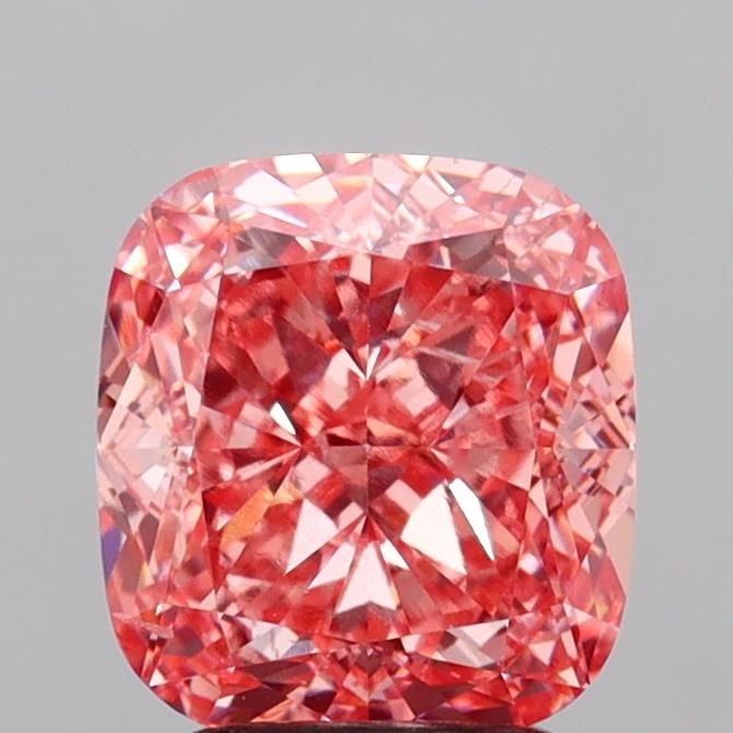 Loose Diamond - CUSHION MODIFIED 3.0ct Fancy Vivid Pink SI1: Loose Diamond - CUSHION MODIFIED 3.0ct Fancy Vivid Pink SI1 Source: This is a real non-mined Diamond that has been grown in a lab Shape: CUSHION MODIFIED Carats: 3.0 Color: Fancy Vivid Pink Certificat