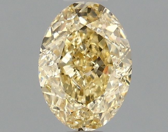 Loose Diamond - OVAL 1.02ct Fancy Intense Yellow VS1: Loose Diamond - OVAL 1.02ct Fancy Intense Yellow VS1 Source: This is a real non-mined Diamond that has been grown in a lab Shape: OVAL Carats: 1.02 Color: Fancy Intense Yellow Certification: IGI Video