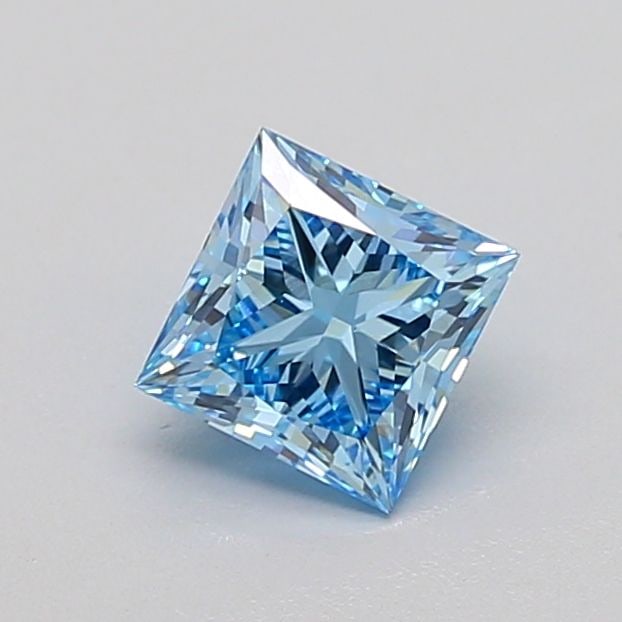 Loose Diamond - PRINCESS 0.75ct Fancy Vivid Blue VS1: Loose Diamond - PRINCESS 0.75ct Fancy Vivid Blue VS1 Source: This is a real non-mined Diamond that has been grown in a lab Shape: PRINCESS Carats: 0.75 Color: Fancy Vivid Blue Certification: IGI Video