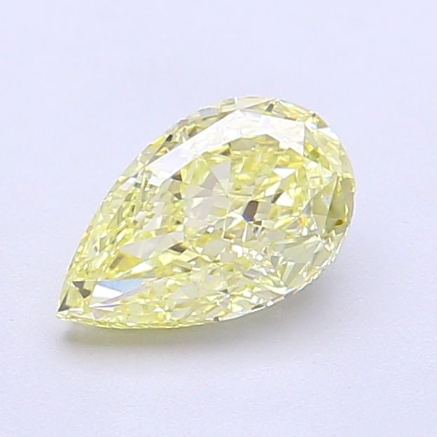 Loose Diamond - PEAR 1.0ct Fancy Yellow VVS2: Loose Diamond - PEAR 1.0ct Fancy Yellow VVS2 Source: This is a real non-mined Diamond that has been grown in a lab Shape: PEAR Carats: 1.0 Color: Fancy Yellow Certification: IGI Video: