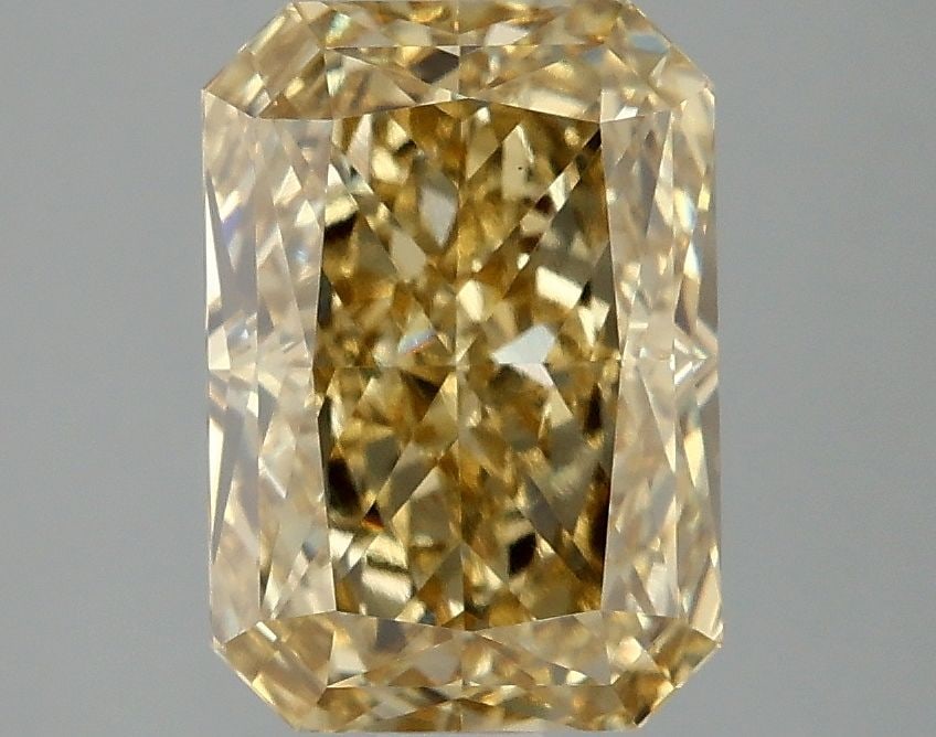 Loose Diamond - RADIANT 3.1ct Fancy Intense Gray Yellow VS1: Loose Diamond - RADIANT 3.1ct Fancy Intense Gray Yellow VS1 Source: This is a real non-mined Diamond that has been grown in a lab Shape: RADIANT Carats: 3.1 Color: Fancy Intense Gray Yellow Certificat