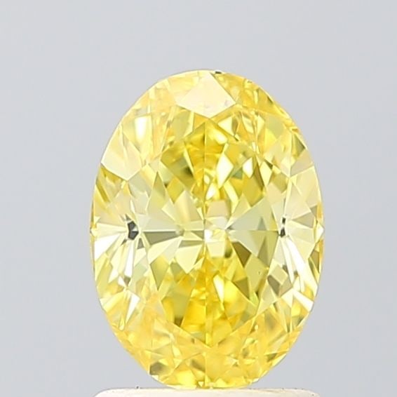Loose Diamond - OVAL 1.59ct Fancy Vivid Yellow VS1: Loose Diamond - OVAL 1.59ct Fancy Vivid Yellow VS1 Source: This is a real non-mined Diamond that has been grown in a lab Shape: OVAL Carats: 1.59 Color: Fancy Vivid Yellow Certification: IGI Video: