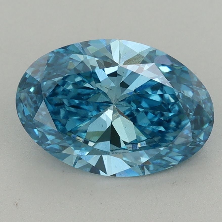Loose Diamond - OVAL 2.31ct Fancy Vivid Blue VS2: Loose Diamond - OVAL 2.31ct Fancy Vivid Blue VS2 Source: This is a real non-mined Diamond that has been grown in a lab Shape: OVAL Carats: 2.31 Color: Fancy Vivid Blue Certification: IGI Video: