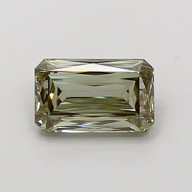 Loose Diamond - RADIANT 1.07ct Fancy Green VVS2: Loose Diamond - RADIANT 1.07ct Fancy Green VVS2 Source: This is a real non-mined Diamond that has been grown in a lab Shape: RADIANT Carats: 1.07 Color: Fancy Green Certification: IGI Video: