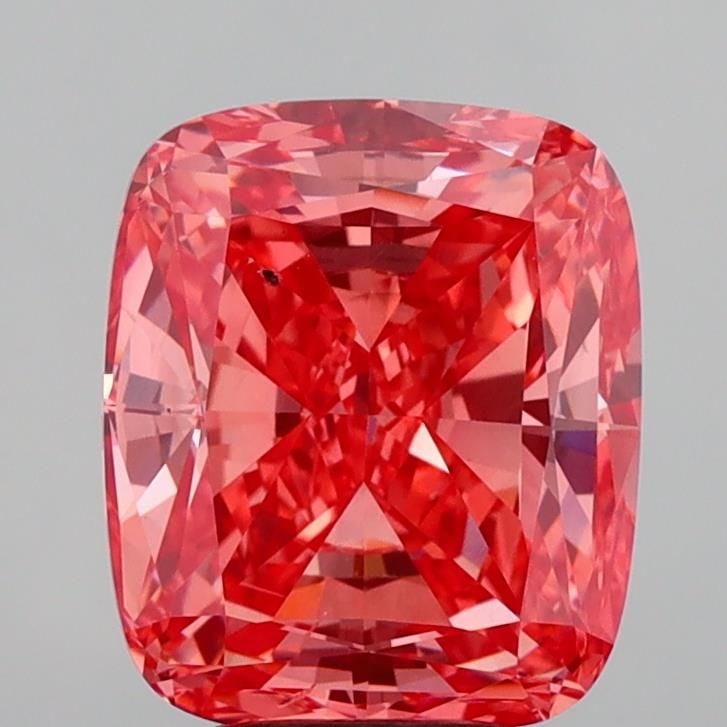 Loose Diamond - CUSHION MODIFIED 5.01ct Fancy Vivid Pink VS2: Loose Diamond - CUSHION MODIFIED 5.01ct Fancy Vivid Pink VS2 Source: This is a real non-mined Diamond that has been grown in a lab Shape: CUSHION MODIFIED Carats: 5.01 Color: Fancy Vivid Pink Certific