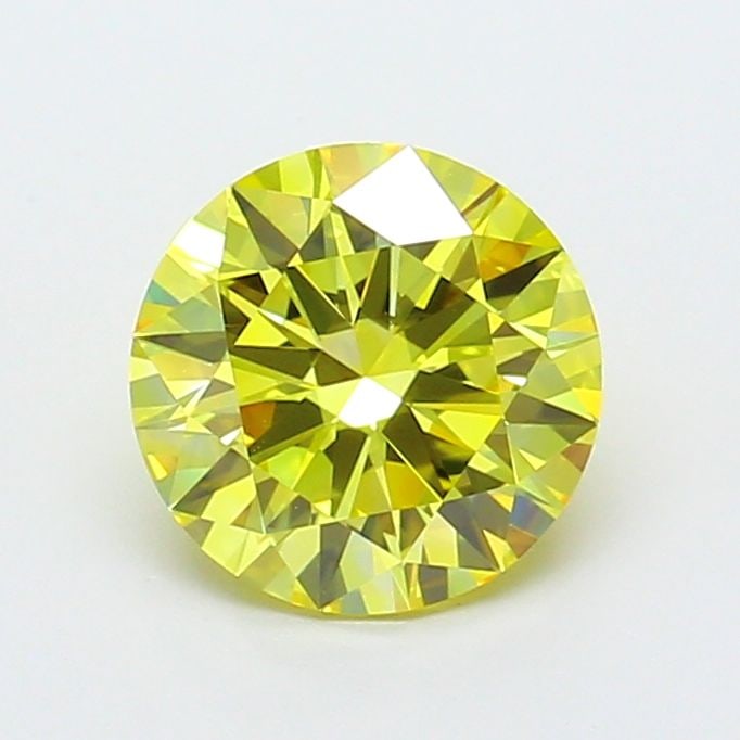 Loose Diamond - ROUND 1.87ct Fancy Vivid Yellow VVS2: Loose Diamond - ROUND 1.87ct Fancy Vivid Yellow VVS2 Source: This is a real non-mined Diamond that has been grown in a lab Shape: ROUND Carats: 1.87 Color: Fancy Vivid Yellow Certification: IGI Video: