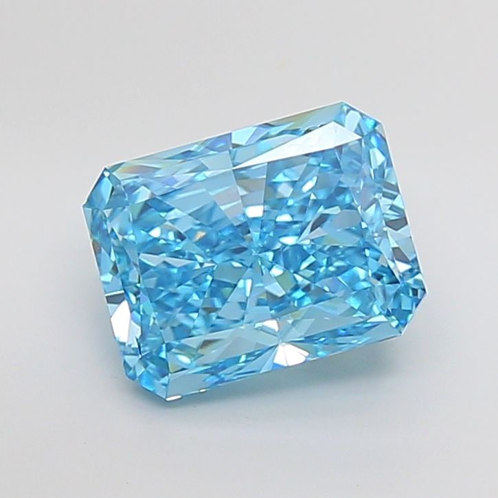 Loose Diamond - RADIANT 5.73ct Fancy Vivid Blue VVS2: Loose Diamond - RADIANT 5.73ct Fancy Vivid Blue VVS2 Source: This is a real non-mined Diamond that has been grown in a lab Shape: RADIANT Carats: 5.73 Color: Fancy Vivid Blue Certification: IGI Video:
