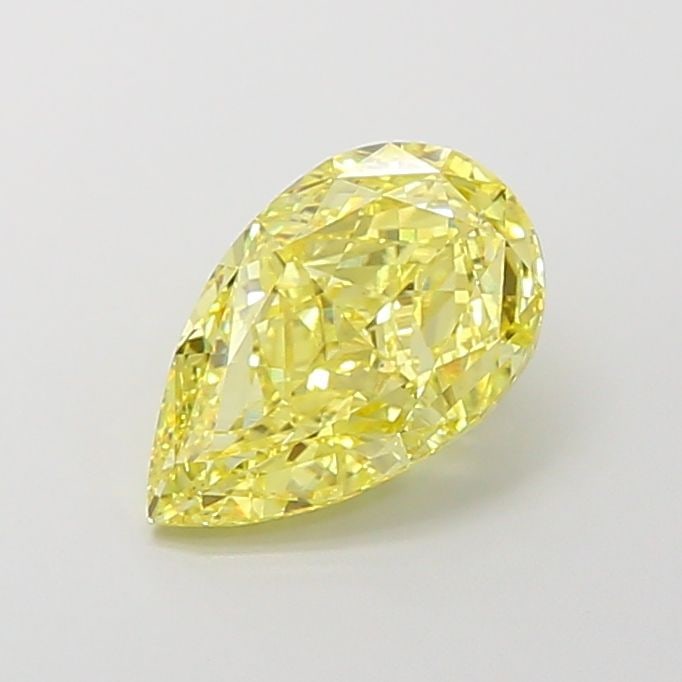 Loose Diamond - PEAR 3.51ct Fancy Intense Yellow VS1: Loose Diamond - PEAR 3.51ct Fancy Intense Yellow VS1 Source: This is a real non-mined Diamond that has been grown in a lab Shape: PEAR Carats: 3.51 Color: Fancy Intense Yellow Certification: IGI Video