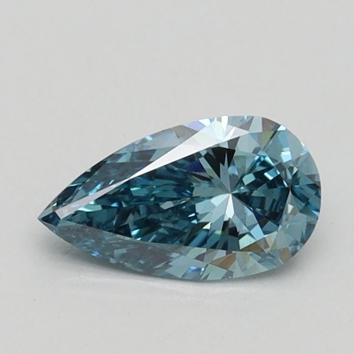 Loose Diamond - PEAR 0.5ct Fancy Vivid Blue VS1: Loose Diamond - PEAR 0.5ct Fancy Vivid Blue VS1 Source: This is a real non-mined Diamond that has been grown in a lab Shape: PEAR Carats: 0.5 Color: Fancy Vivid Blue Certification: IGI Video: