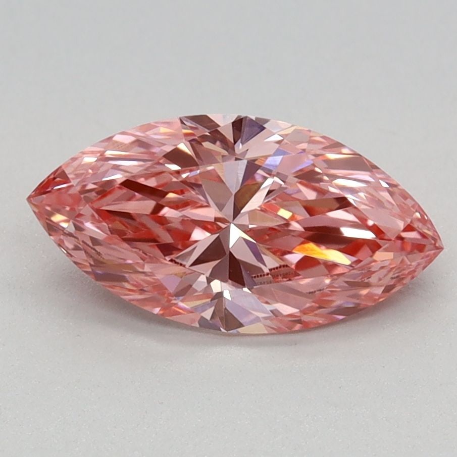 Loose Diamond - MARQUISE 0.96ct Fancy Vivid Pink VVS2: Loose Diamond - MARQUISE 0.96ct Fancy Vivid Pink VVS2 Source: This is a real non-mined Diamond that has been grown in a lab Shape: MARQUISE Carats: 0.96 Color: Fancy Vivid Pink Certification: IGI Vide