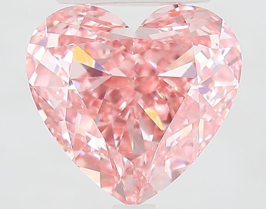 Loose Diamond - HEART 4.71ct Fancy Vivid Pink VVS2: Loose Diamond - HEART 4.71ct Fancy Vivid Pink VVS2 Source: This is a real non-mined Diamond that has been grown in a lab Shape: HEART Carats: 4.71 Color: Fancy Vivid Pink Certification: IGI Video: