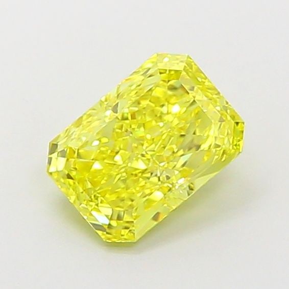 Loose Diamond - RADIANT 1.42ct Fancy Vivid Yellow VVS2: Loose Diamond - RADIANT 1.42ct Fancy Vivid Yellow VVS2 Source: This is a real non-mined Diamond that has been grown in a lab Shape: RADIANT Carats: 1.42 Color: Fancy Vivid Yellow Certification: IGI Vi