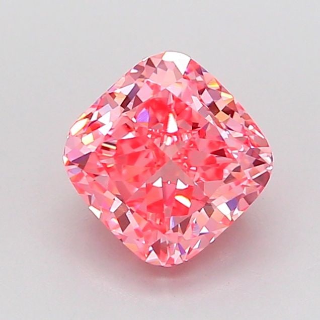 Loose Diamond - CUSHION MODIFIED 1.58ct Fancy Vivid Pink VS1: Loose Diamond - CUSHION MODIFIED 1.58ct Fancy Vivid Pink VS1 Source: This is a real non-mined Diamond that has been grown in a lab Shape: CUSHION MODIFIED Carats: 1.58 Color: Fancy Vivid Pink Certific