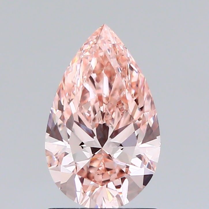 Loose Diamond - PEAR 1.06ct Fancy Pink VS1: Loose Diamond - PEAR 1.06ct Fancy Pink VS1 Source: This is a real non-mined Diamond that has been grown in a lab Shape: PEAR Carats: 1.06 Color: Fancy Pink Certification: IGI Video: