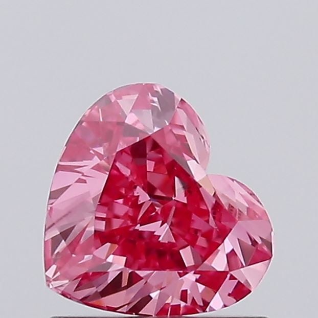 Loose Diamond - HEART 0.82ct Fancy Vivid Pink VVS2: Loose Diamond - HEART 0.82ct Fancy Vivid Pink VVS2 Source: This is a real non-mined Diamond that has been grown in a lab Shape: HEART Carats: 0.82 Color: Fancy Vivid Pink Certification: IGI Video: