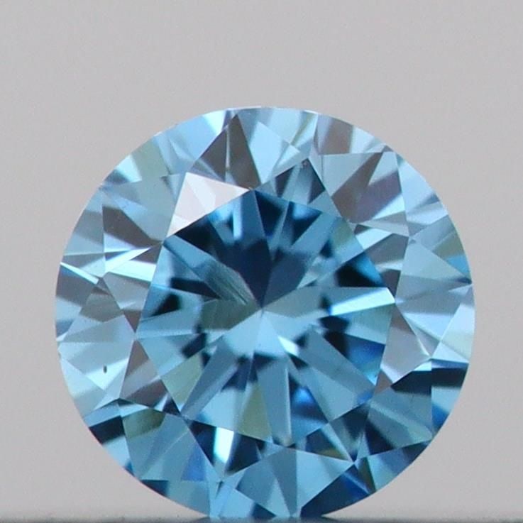 Ideal Loose Diamond - ROUND 0.14ct Fancy Vivid Blue VS1: Ideal Loose Diamond - ROUND 0.14ct Fancy Vivid Blue VS1 Source: This is a real non-mined Diamond that has been grown in a lab Shape: ROUND Carats: 0.14 Color: Fancy Vivid Blue Certification: IGI Video