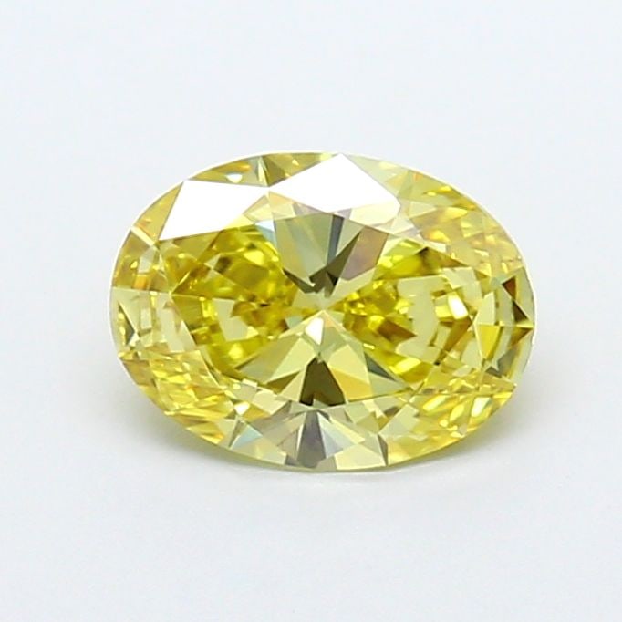 Loose Diamond - OVAL 1.02ct Fancy Vivid Yellow VS1: Loose Diamond - OVAL 1.02ct Fancy Vivid Yellow VS1 Source: This is a real non-mined Diamond that has been grown in a lab Shape: OVAL Carats: 1.02 Color: Fancy Vivid Yellow Certification: NONE Video: