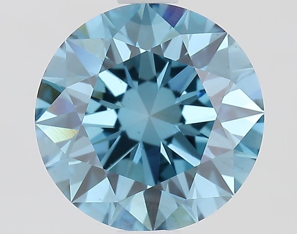 Ideal Loose Diamond - ROUND 1.6ct Fancy Vivid Blue VS1: Ideal Loose Diamond - ROUND 1.6ct Fancy Vivid Blue VS1 Source: This is a real non-mined Diamond that has been grown in a lab Shape: ROUND Carats: 1.6 Color: Fancy Vivid Blue Certification: IGI Video: