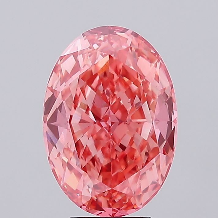Loose Diamond - PEAR 3.08ct Fancy Vivid Pink SI1: Loose Diamond - PEAR 3.08ct Fancy Vivid Pink SI1 Source: This is a real non-mined Diamond that has been grown in a lab Shape: PEAR Carats: 3.08 Color: Fancy Vivid Pink Certification: IGI Video: