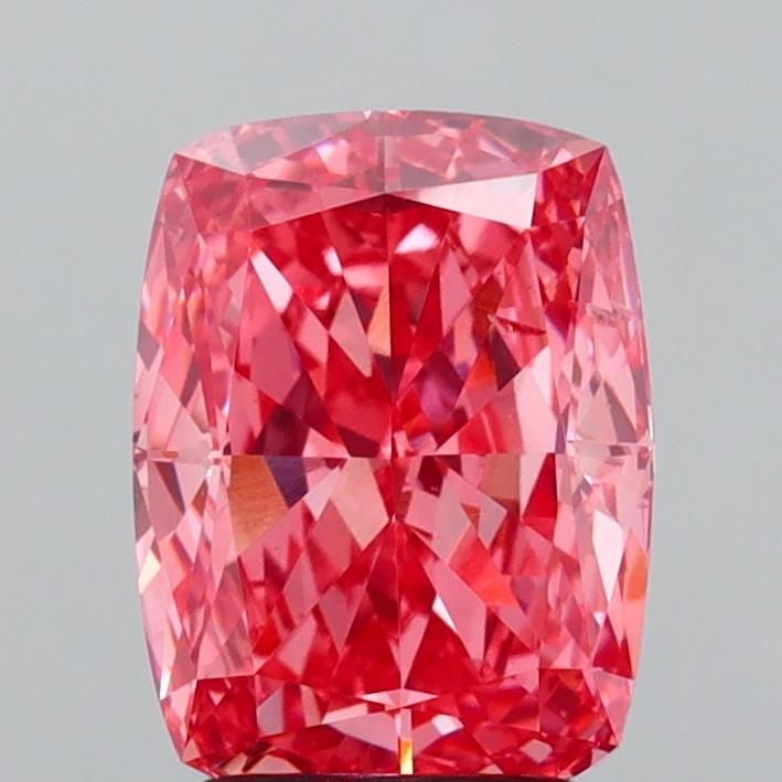 Loose Diamond - CUSHION MODIFIED 3.05ct Fancy Vivid Pink SI1: Loose Diamond - CUSHION MODIFIED 3.05ct Fancy Vivid Pink SI1 Source: This is a real non-mined Diamond that has been grown in a lab Shape: CUSHION MODIFIED Carats: 3.05 Color: Fancy Vivid Pink Certific