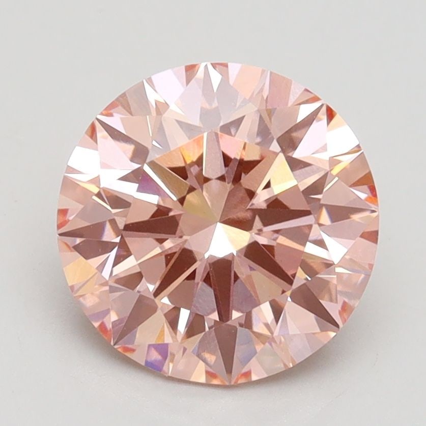 Loose Diamond - ROUND 2.29ct Fancy Intense Pink VVS2: Loose Diamond - ROUND 2.29ct Fancy Intense Pink VVS2 Source: This is a real non-mined Diamond that has been grown in a lab Shape: ROUND Carats: 2.29 Color: Fancy Intense Pink Certification: IGI Video: