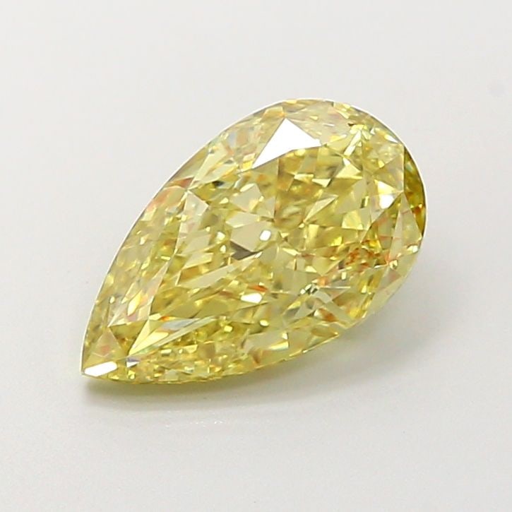 Loose Diamond - PEAR 2.02ct Fancy Intense Yellow VVS2: Loose Diamond - PEAR 2.02ct Fancy Intense Yellow VVS2 Source: This is a real non-mined Diamond that has been grown in a lab Shape: PEAR Carats: 2.02 Color: Fancy Intense Yellow Certification: IGI Vide