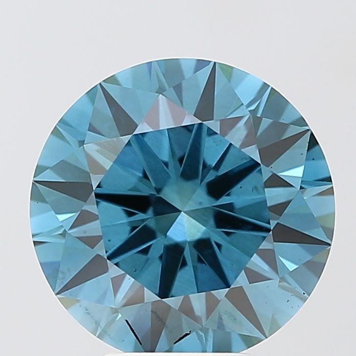 Ideal Loose Diamond - ROUND 5.08ct Fancy Vivid Blue VS2: Ideal Loose Diamond - ROUND 5.08ct Fancy Vivid Blue VS2 Source: This is a real non-mined Diamond that has been grown in a lab Shape: ROUND Carats: 5.08 Color: Fancy Vivid Blue Certification: IGI Video