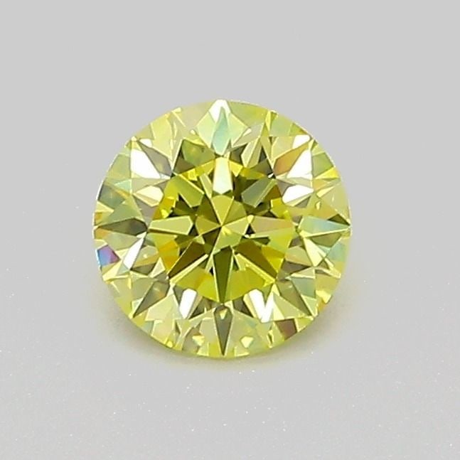 Loose Diamond - ROUND 0.53ct Fancy Intense Yellow VS1: Loose Diamond - ROUND 0.53ct Fancy Intense Yellow VS1 Source: This is a real non-mined Diamond that has been grown in a lab Shape: ROUND Carats: 0.53 Color: Fancy Intense Yellow Certification: IGI Vid