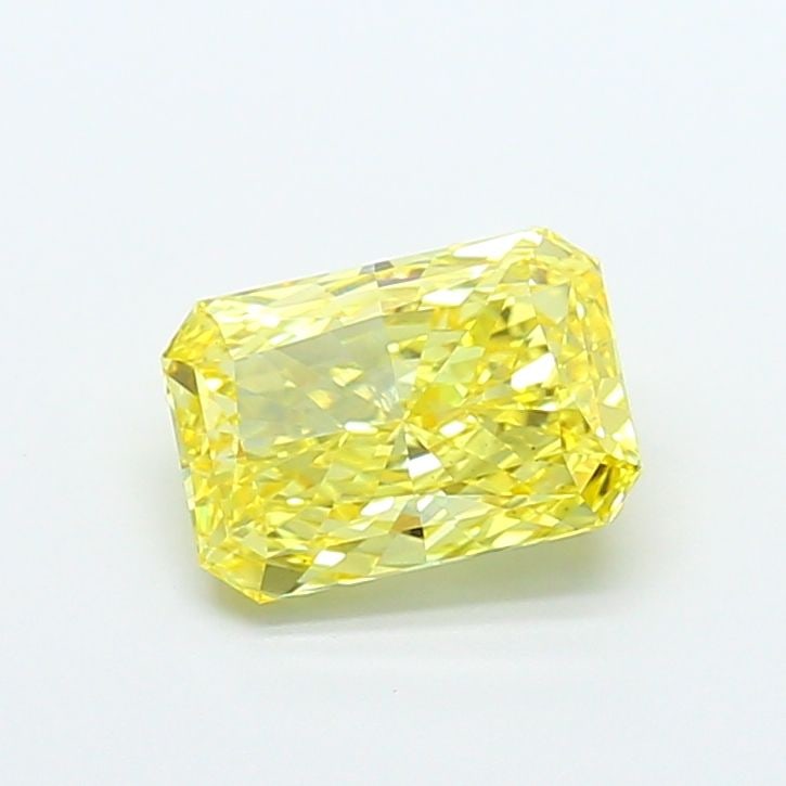 Loose Diamond - RADIANT 2.29ct Fancy Vivid Yellow VS2: Loose Diamond - RADIANT 2.29ct Fancy Vivid Yellow VS2 Source: This is a real non-mined Diamond that has been grown in a lab Shape: RADIANT Carats: 2.29 Color: Fancy Vivid Yellow Certification: IGI Vid