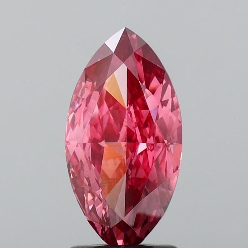 Loose Diamond - MARQUISE 2.05ct Fancy Vivid Pink VS1: Loose Diamond - MARQUISE 2.05ct Fancy Vivid Pink VS1 Source: This is a real non-mined Diamond that has been grown in a lab Shape: MARQUISE Carats: 2.05 Color: Fancy Vivid Pink Certification: IGI Video
