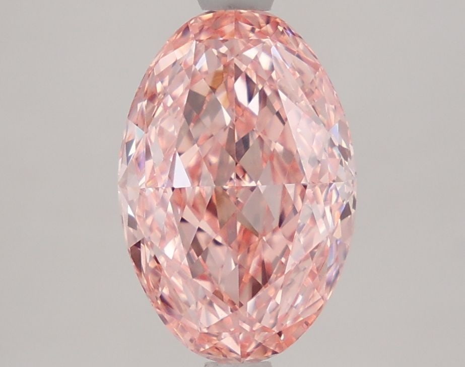 Loose Diamond - OVAL 2.64ct Fancy Vivid Pink VVS2: Loose Diamond - OVAL 2.64ct Fancy Vivid Pink VVS2 Source: This is a real non-mined Diamond that has been grown in a lab Shape: OVAL Carats: 2.64 Color: Fancy Vivid Pink Certification: IGI Video: