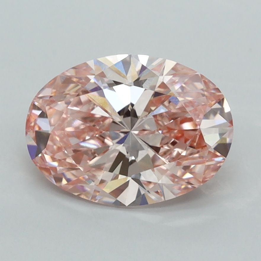 Loose Diamond - OVAL 1.93ct Fancy Intense Pink VS1: Loose Diamond - OVAL 1.93ct Fancy Intense Pink VS1 Source: This is a real non-mined Diamond that has been grown in a lab Shape: OVAL Carats: 1.93 Color: Fancy Intense Pink Certification: IGI Video: