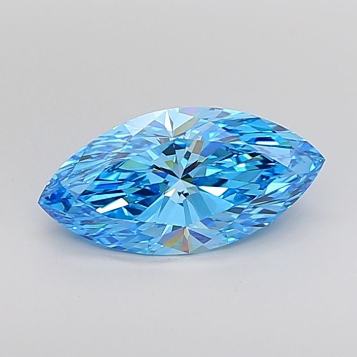 Loose Diamond - MARQUISE 3.24ct Fancy Vivid Blue VVS2: Loose Diamond - MARQUISE 3.24ct Fancy Vivid Blue VVS2 Source: This is a real non-mined Diamond that has been grown in a lab Shape: MARQUISE Carats: 3.24 Color: Fancy Vivid Blue Certification: IGI Vide
