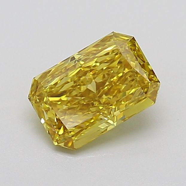 Loose Diamond - RADIANT 1.63ct Fancy Vivid Yellow VS1: Loose Diamond - RADIANT 1.63ct Fancy Vivid Yellow VS1 Source: This is a real non-mined Diamond that has been grown in a lab Shape: RADIANT Carats: 1.63 Color: Fancy Vivid Yellow Certification: IGI Vid