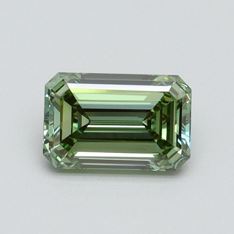 Loose Diamond - EMERALD 0.79ct Fancy Intense Green VS1: Loose Diamond - EMERALD 0.79ct Fancy Intense Green VS1 Source: This is a real non-mined Diamond that has been grown in a lab Shape: EMERALD Carats: 0.79 Color: Fancy Intense Green Certification: IGI V