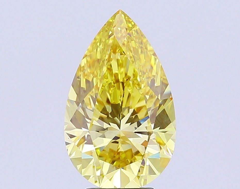 Loose Diamond - PEAR 6.99ct Fancy Intense Brownish Yellow VS1: Loose Diamond - PEAR 6.99ct Fancy Intense Brownish Yellow VS1 Source: This is a real non-mined Diamond that has been grown in a lab Shape: PEAR Carats: 6.99 Color: Fancy Intense Brownish Yellow Certif