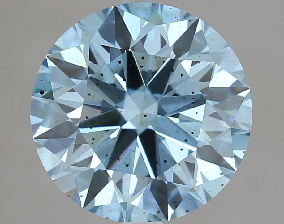 Loose Diamond - ROUND 2.08ct Fancy Vivid Blue SI1: Loose Diamond - ROUND 2.08ct Fancy Vivid Blue SI1 Source: This is a real non-mined Diamond that has been grown in a lab Shape: ROUND Carats: 2.08 Color: Fancy Vivid Blue Certification: IGI Video: