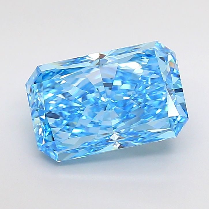 Loose Diamond - RADIANT 3.5ct Fancy Vivid Blue VVS2: Loose Diamond - RADIANT 3.5ct Fancy Vivid Blue VVS2 Source: This is a real non-mined Diamond that has been grown in a lab Shape: RADIANT Carats: 3.5 Color: Fancy Vivid Blue Certification: IGI Video: