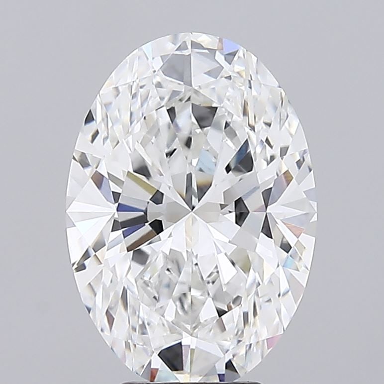 Loose Diamond - OVAL 5.06ct E VVS2: Loose Diamond - OVAL 5.06ct E VVS2 Source: This is a real non-mined Diamond that has been grown in a lab Shape: OVAL Carats: 5.06 Color: E Clarity: VVS2 Certification: GIA Video: